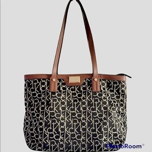 CALVIN KLEIN Logo-embossed Tote Bag - Black